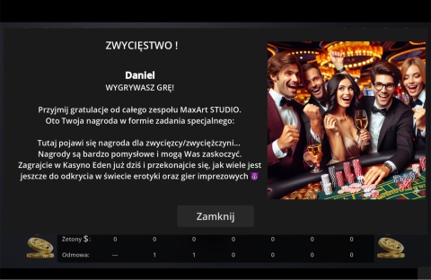 Kasyno Eden – Gra erotyczna dla par i swingersów (Android) | gra imprezowa dla dorosłych