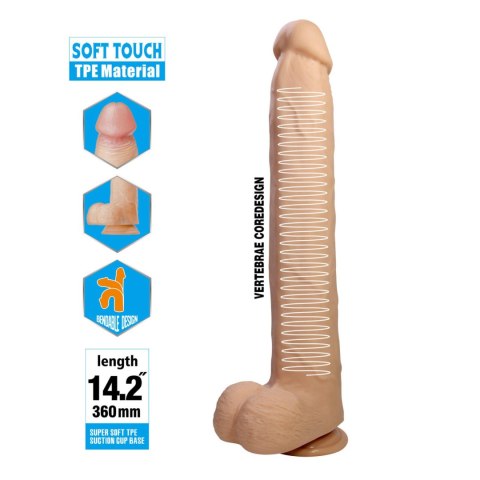 Pretty Love Dany - Realistic Dildo 14.2"