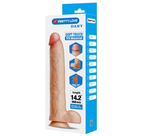 Pretty Love Dany - Realistic Dildo 14.2"