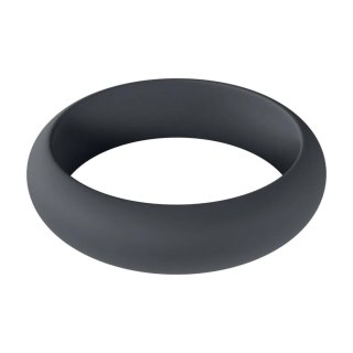 Wide O Silicone Cockring - XL - 50mm - Black