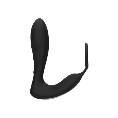 E-stim Vibrating Butt Plug Cockring