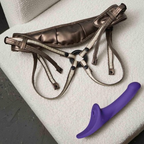 MULTI ORGASM DILDO - L - PURPLE TR