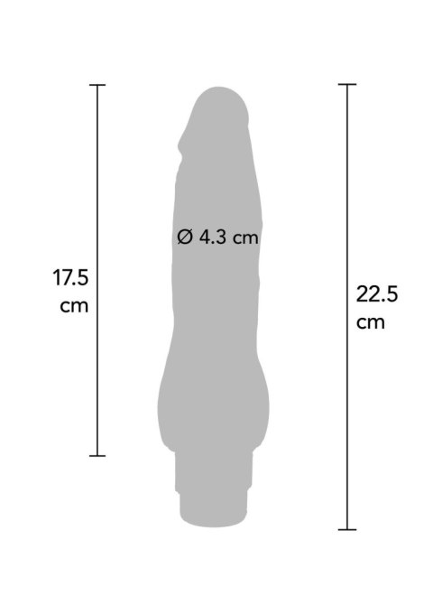 Dual Density Smooth Vibrator Light skin tone