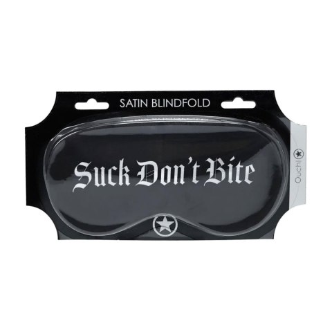 Suck Don't Bite - Printed Satin