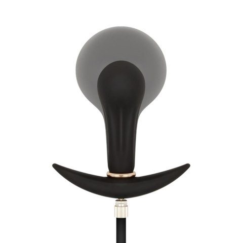 Anal Collection - Inflatable Butt Plug with Pump 8 cm - Black