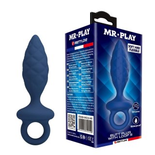 MR. PLAY Butt Plug with Loop - Size S