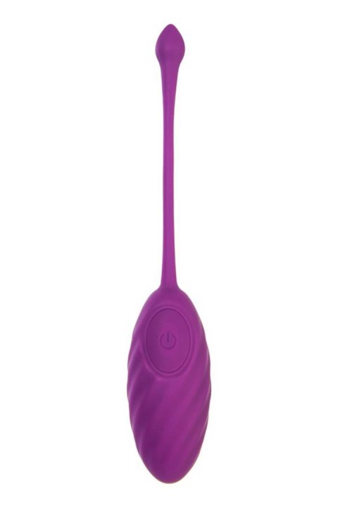 Vibrating egg A-Toys Purr, silicone, purple, 18 cm
