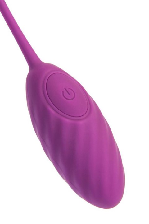 Vibrating egg A-Toys Purr, silicone, purple, 18 cm