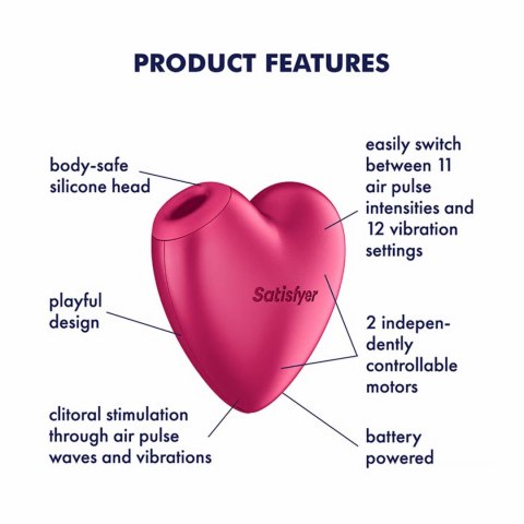 Cutie Heart - Battery Series - pink