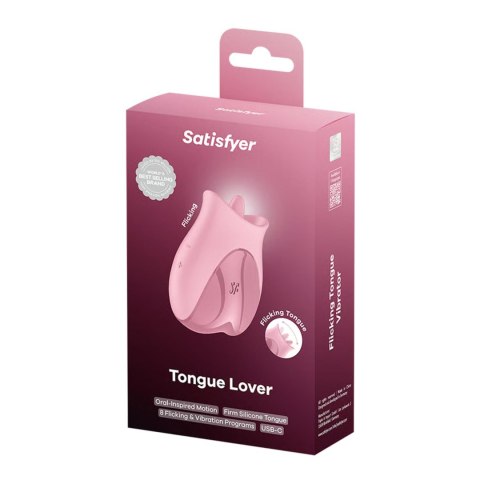 Masażer do łechtaczki Tongue Lover - pink
