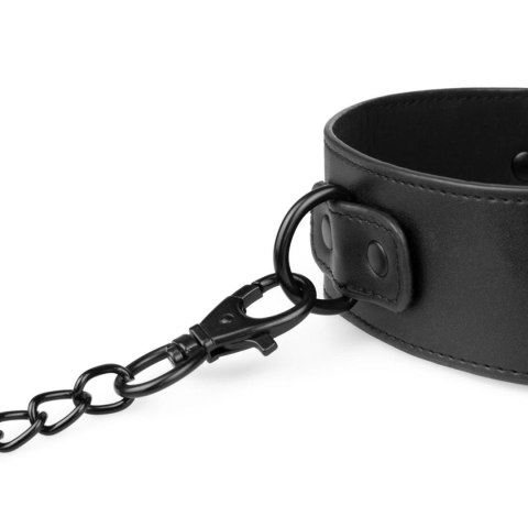 Bedroom Fantasies - Faux Leather
Collar & Chain Black