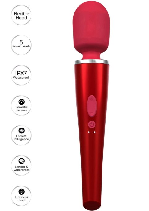 Caresse PRO Wand Massager red