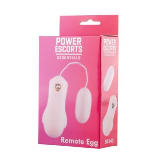 Power Escorts - BR340 - Remote Egg - Wired Controller & Compact Design Salmon Pink