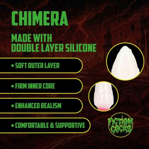 Chimera - Egg plug - White/Red