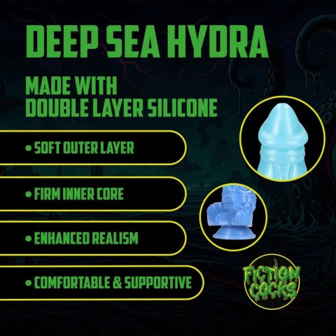 Deep Sea Hydra - Silicone Dildo - Blue