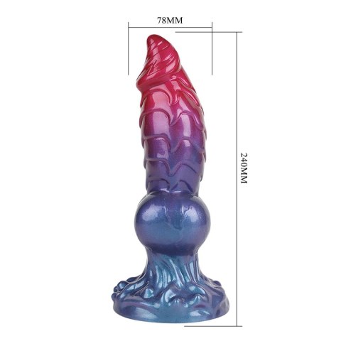 Power Monsters Eldritch Sentinel - 24 cm Rippled Monster Silicone Dildo