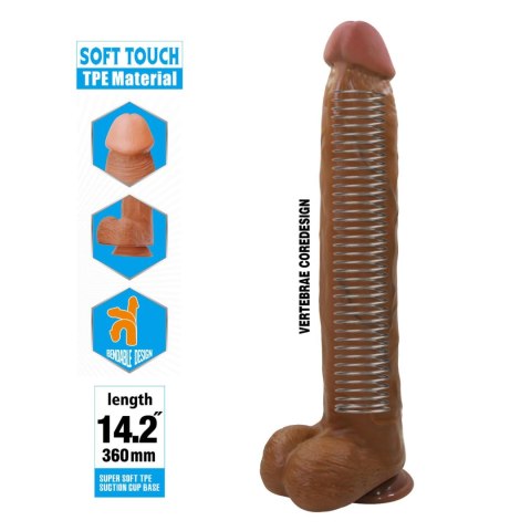 Pretty Love Dany Realistic Flexible Dildo