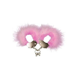 Adrien Lastic Feathered Handcuffs - Playful Couple Accessory with Soft Pink Feathers