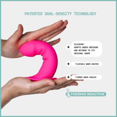 Adrien Lastic Hitsens 2 Pink - Dildo with Patented Dual-Density Technology & Extra-Strong Suction Base