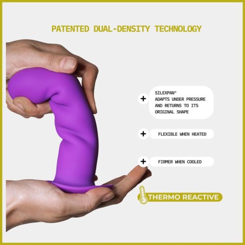 Adrien Lastic Hitsens 3 Purple - Patented Dual-Density Dildo with Extra-Strong Suction Base