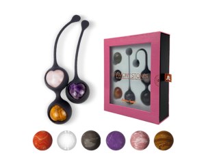 Adrien Lastic Harmony Stones - Natural Stone Kegel & Chakra Wellness Set