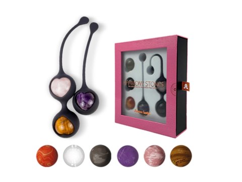 Adrien Lastic Harmony Stones - Natural Stone Kegel & Chakra Wellness Set
