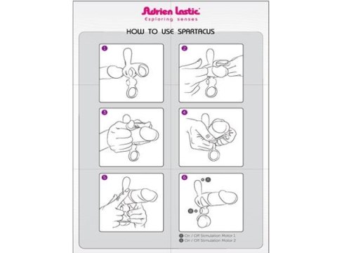Adrien Lastic Spartacus R Vibrating Cock Ring