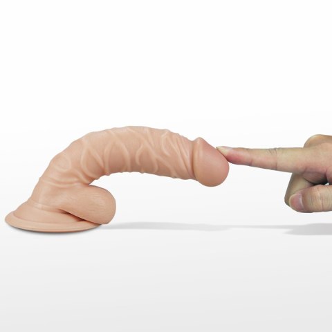 7.5"" Real Extreme Vibrating Dildo Flesh