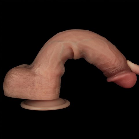 9'' Sliding Skin Pro Dual Layer Silicone Dong