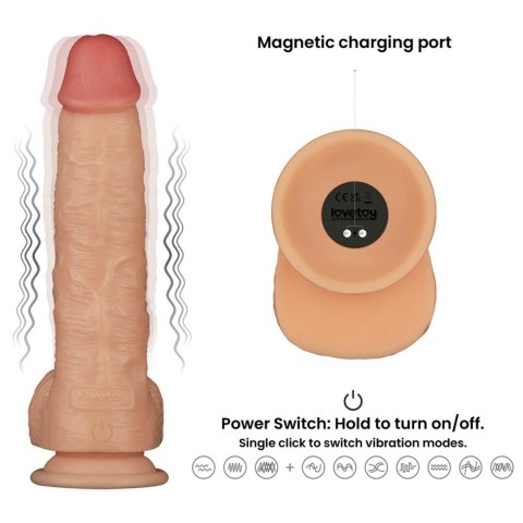 Vibrating Enhanced Strap on Set 9.5'' XS/S/M