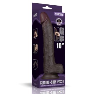 10'' Sliding Skin Pro II Dual Layer Silicone Dong