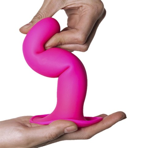 Adrien Lastic Hitsens 4 Pink - Dildo with Patented Dual-Density Technology & Extra-Strong Suction Base