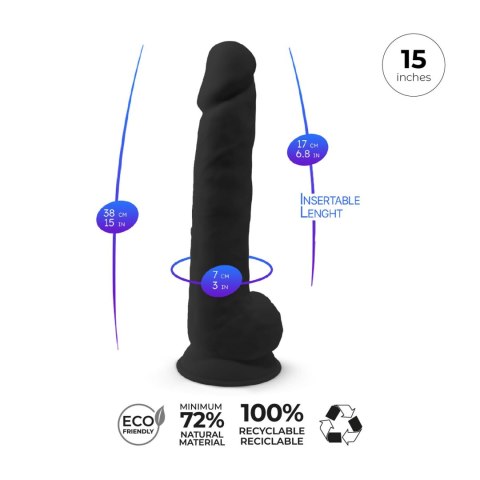 Dildo-SD.Model 1 (15"") DD03 Black