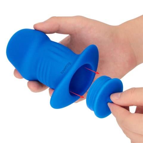 Ribbed Peeper Silicone Anal Plug