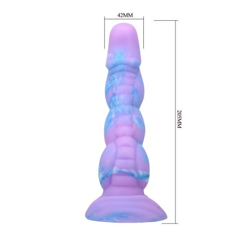 Power Monsters Alien - 20.5 cm Rippled Monster Silicone Dildo