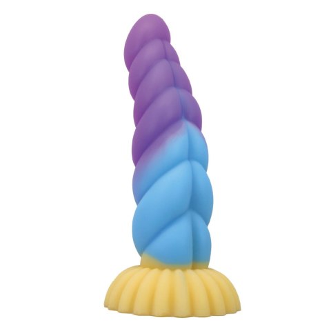 Power Monsters Unicorn - 22 cm Rippled Monster Silicone Dildo