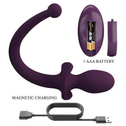 Pretty Love Ligeia - Vibrating Anal Plug with Tail