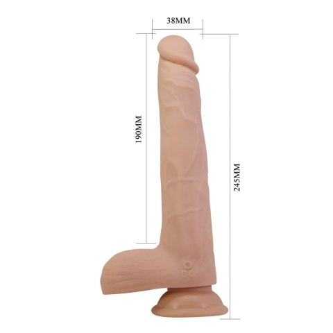 Pretty Love Nolan - Rotating & Thrusting Realistic Dildo 24.5 cm
