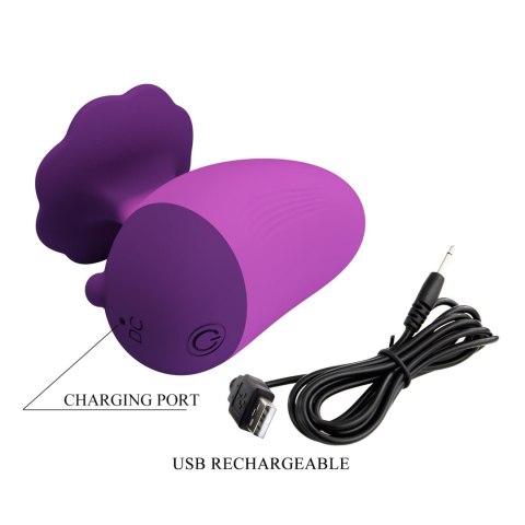 Pretty Love Tom - Vibrating Finger Stimulator Purple