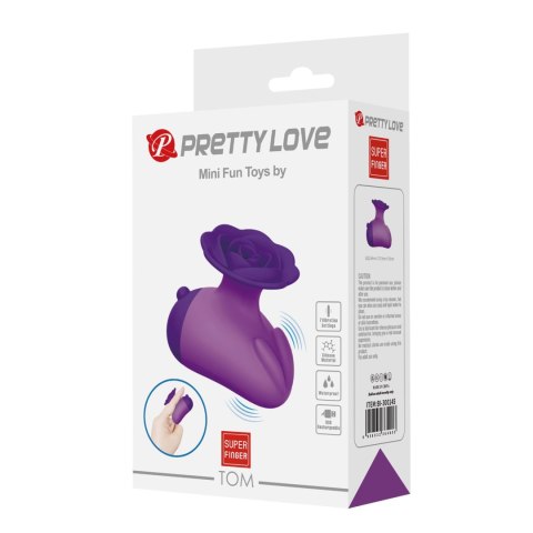Pretty Love Tom - Vibrating Finger Stimulator Purple